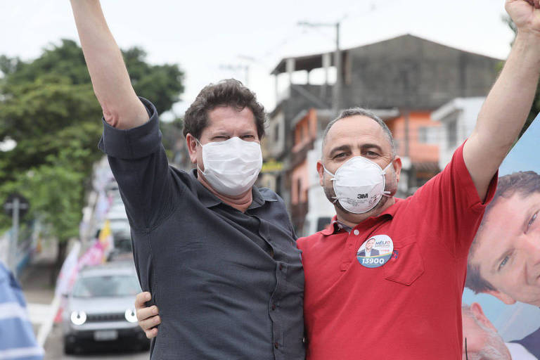 Jilmar Tatto, candidato do PT à Prefeitura de São Paulo durante campanha na Zona Leste da cidade