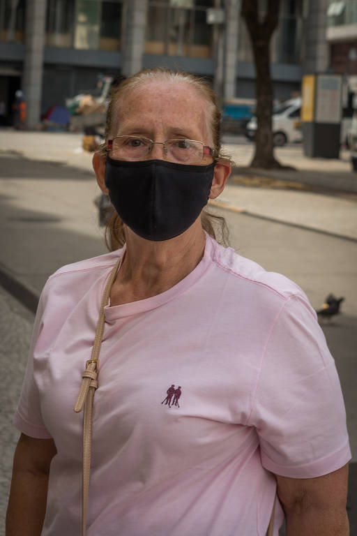 A aposentada, Inês Ramos, 71 anos