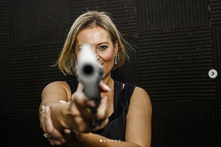 A candidata a prefeitura de São Paulo pelo PSL Joice Hasselmann