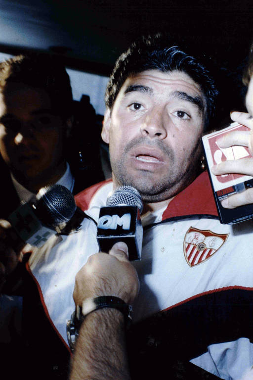 O encontro de Maradona com o Morumbi