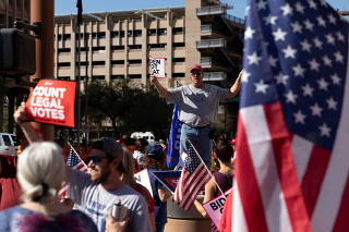 Protests following the U.S. Presidential election, in Phoenix