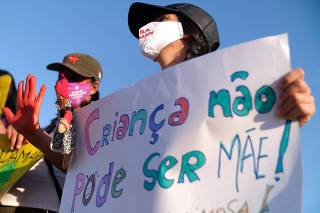 FEMINISMO / MULHERES / ABORTO / ESTUPRO / PROTESTO