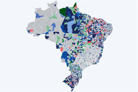 mapa de apuração eleições 2020 21h30
