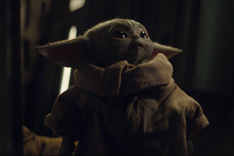 O pequeno Yoda em 'The Mandalorian'
