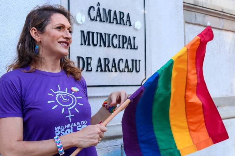 Trans, Linda Brasil (PSOL) foi a candidata a vereadora mais votada de Aracaju (SE)