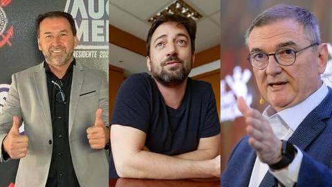 Augusto Melo, Duilio Monteiro Alves e Mario Gobbi