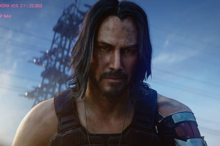 Keanu Reeves é Johnny Silverhand em 'Cyberpunk 2077'