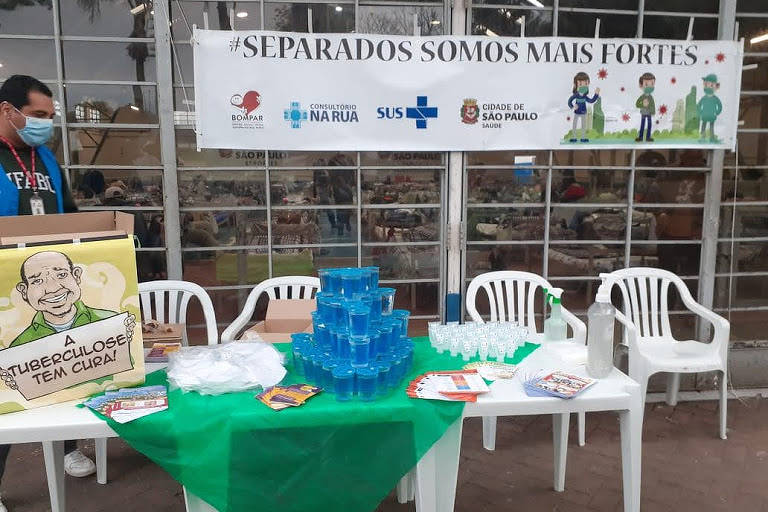 Projeto #SeparadosSomosMaisFortes potencializou o Consultório na Rua para evitar o contágio do coronavírus entre as pessoas em situação de rua na cidade de São Paulo