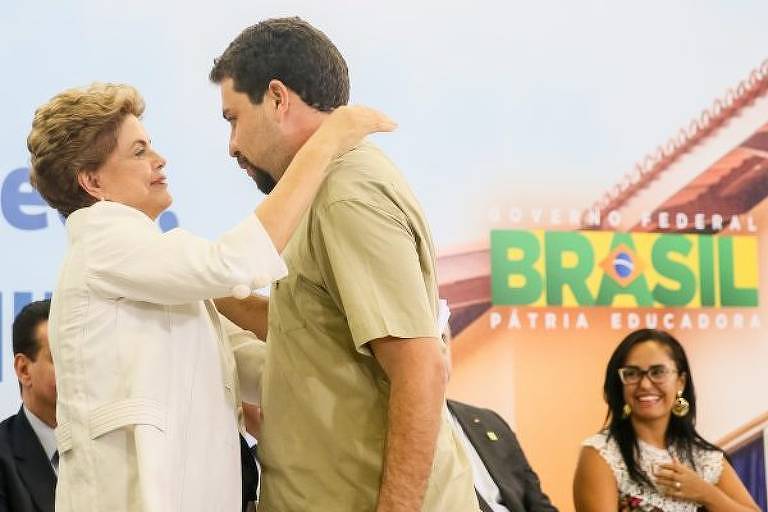 Dilma e Boulos, em 2016