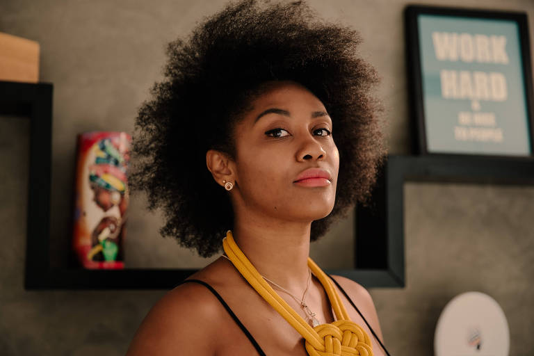 Cintia Ramos, criadora da plataforma Diaspora.Black, que oferece uma série de serviços sobre cultura negra a clientes individuais e empresas 
