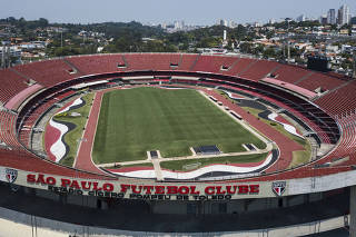 Vista geral do  Estadio Cicero Pompeu de Toledo- do Sao Paulo FC-  que completa 60 anos dia 02 de outubro