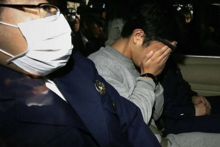 Takahiro Shiraishi após sua prisão em 2017