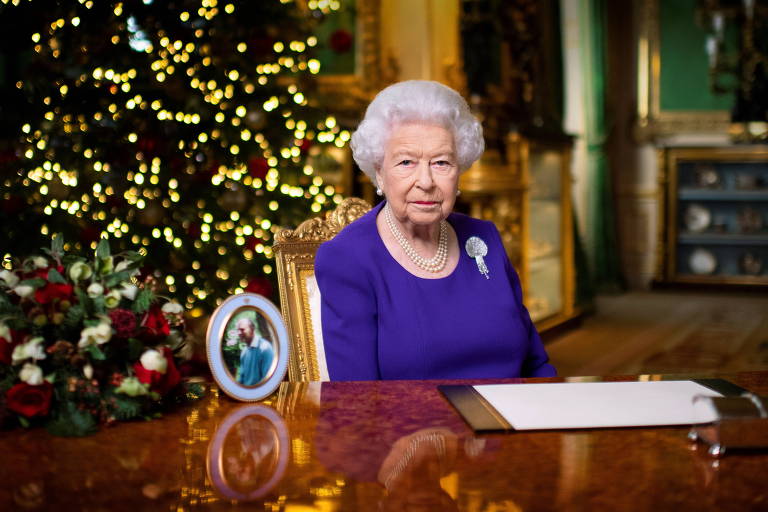 Rainha Elizabeth durante discurso anual de Natal   