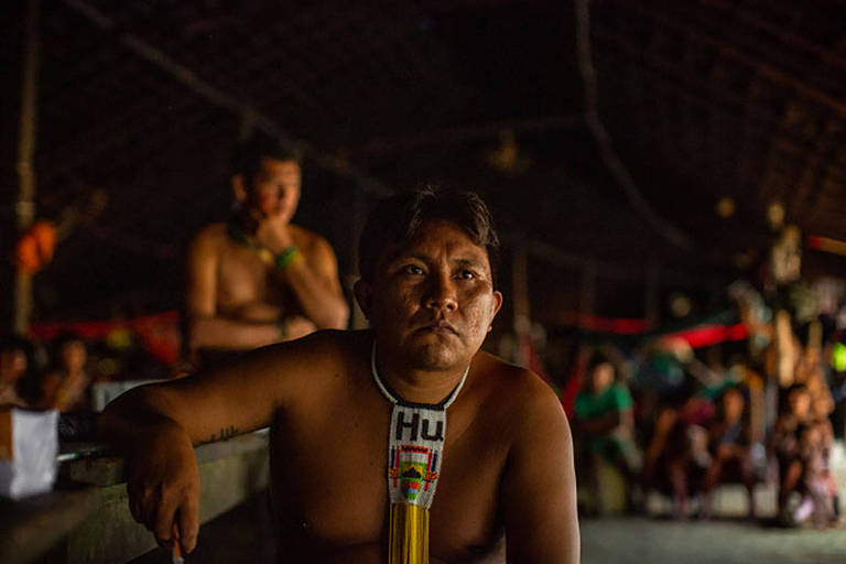 O líder indígena Dário Vitório Kopenawa Yanomami