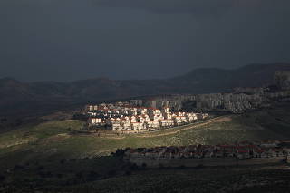 FILE PHOTO: A view shows the Israeli settlement of Maale Adumim in the Israeli-occupied West Bank