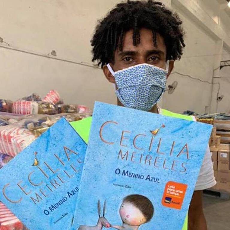 Leonardo da Silva, ex-morador de rua acolhido pela organização Redes da Maré durante a pandemia