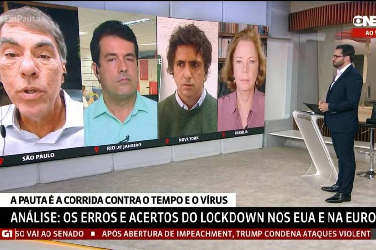 Comentaristas da GloboNews se desentendem