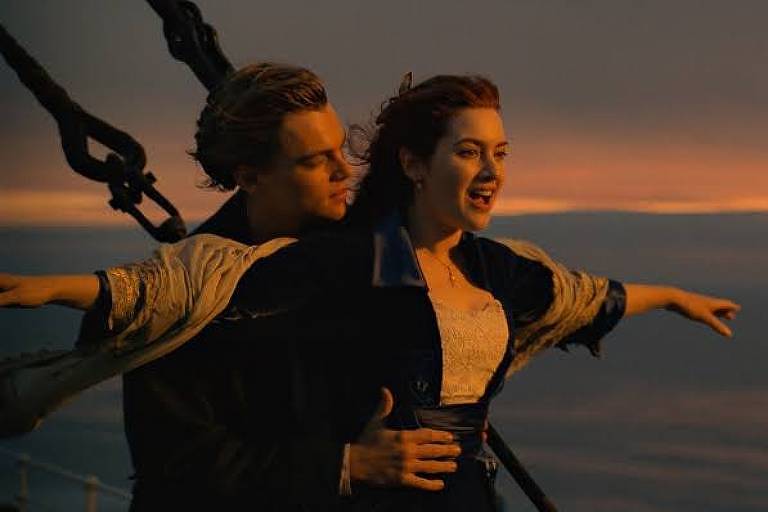 Cena do filme "Titanic"