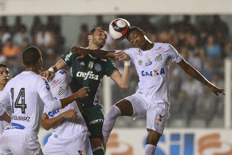 Santos e Palmeiras disputam clássico na Vila Belmiro no Paulista de 2017