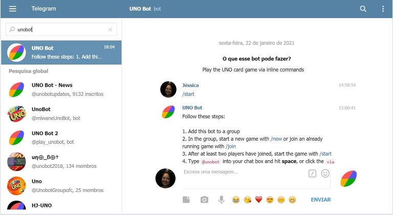 Robôs do Telegram e Discord oferecem de jogos a 'Tinder'; veja