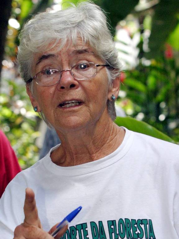 A missionária americana Dorothy Stang, assassinada no Pará em fevereiro de 2005