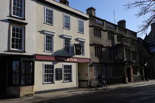 The Lamb and Flag is seen as the Grade-II listed pub is forced to close, after more than 400 years of business, following outbreak of the coronavirus disease