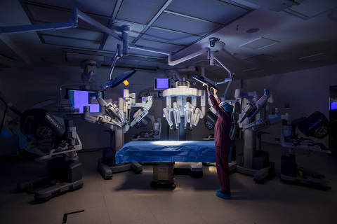  Centro de Treinamento em Cirurgia Robótica do Hospital Israelita Albert Einstein, em São Paulo