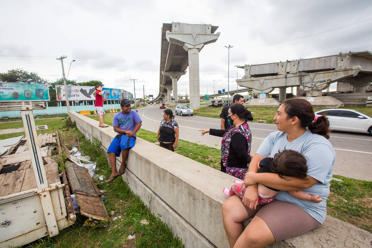 Ponte inacabada inaugurada por Bolsonaro gera insegurança em comunidades