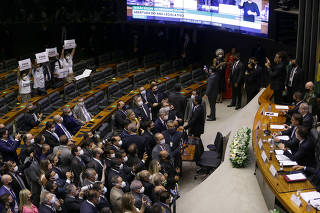 Jair Bolsonaro discursa na abertura do ano legislativo na Câmara dos Deputados
