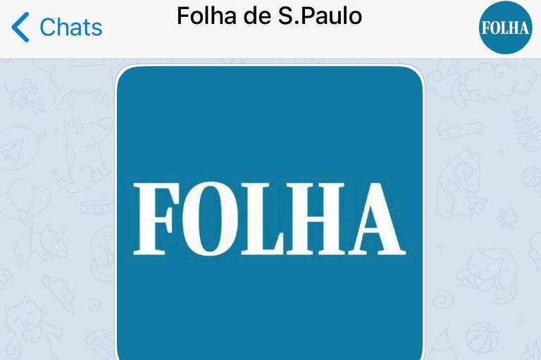 Folha lança canal no Telegram para envio de notícias; veja como se inscrever