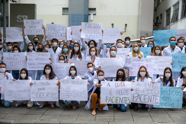  Residentes do Hospital São Paulo entraram em greve devido a falta de medicamentos