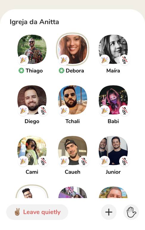 Sala do aplicativo reunia fãs da cantora Anitta