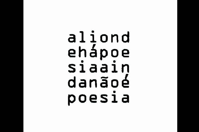 Poema 'Não', de Augusto de Campos