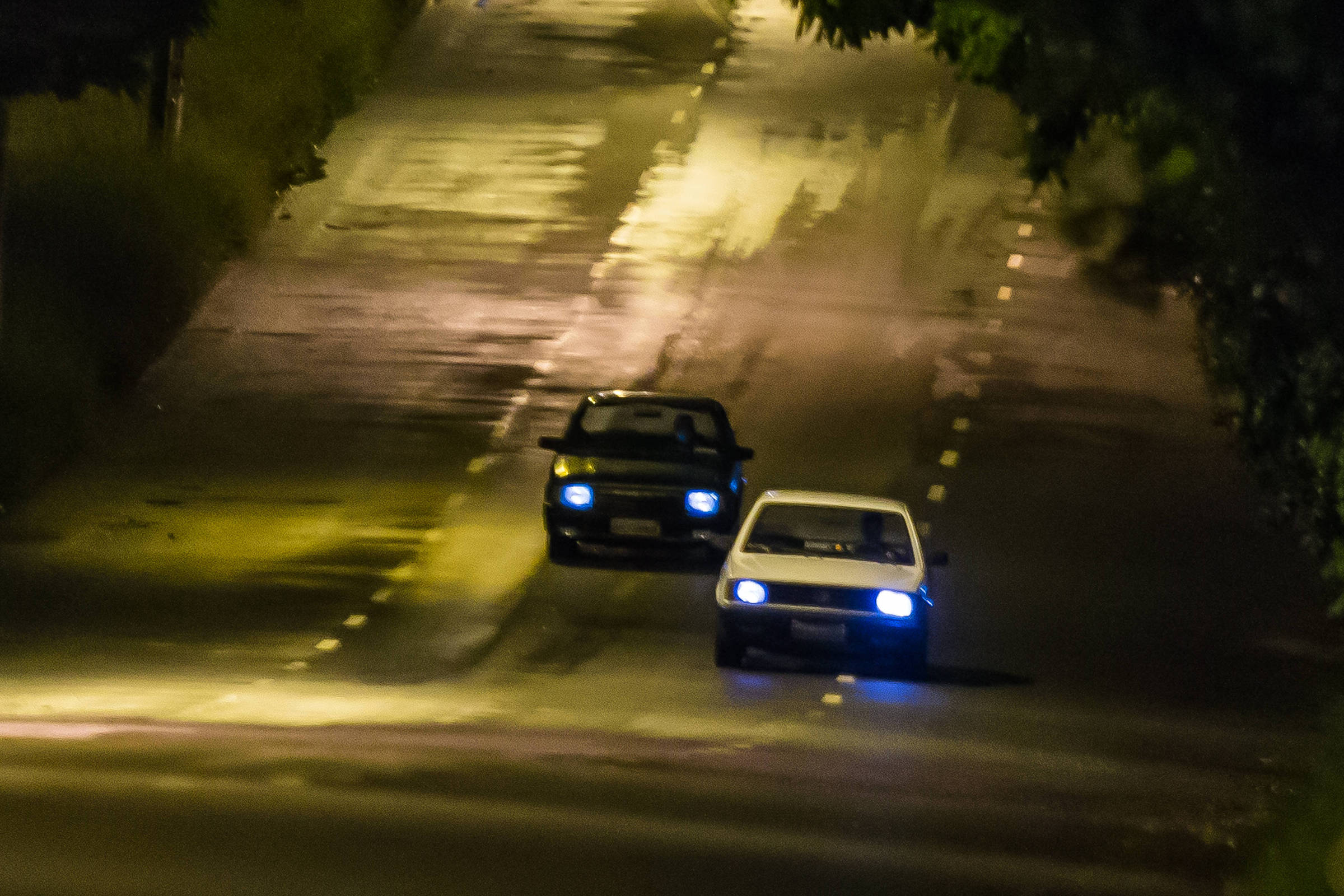 Corrida de carros de rua