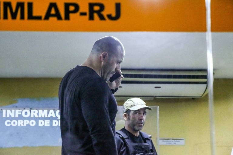 O deputado federal Daniel Silveira (PSL- RJ) fez exame de corpo de delito antes de ser encaminhado à Superintendência da Polícia Federal no Rio de Janeiro 