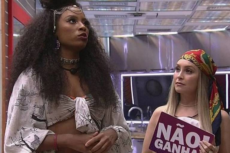 Lumena Aleluia e Carla Diaz tornaram-se rivais dentro do Big Brother Brasil 21