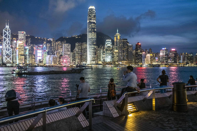 Vista de Hong Kong, em maio de 2020