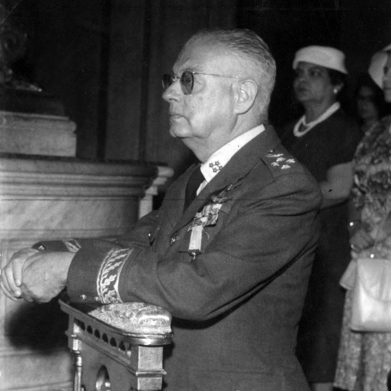 O brigadeiro Eduardo Gomes, em 1966
