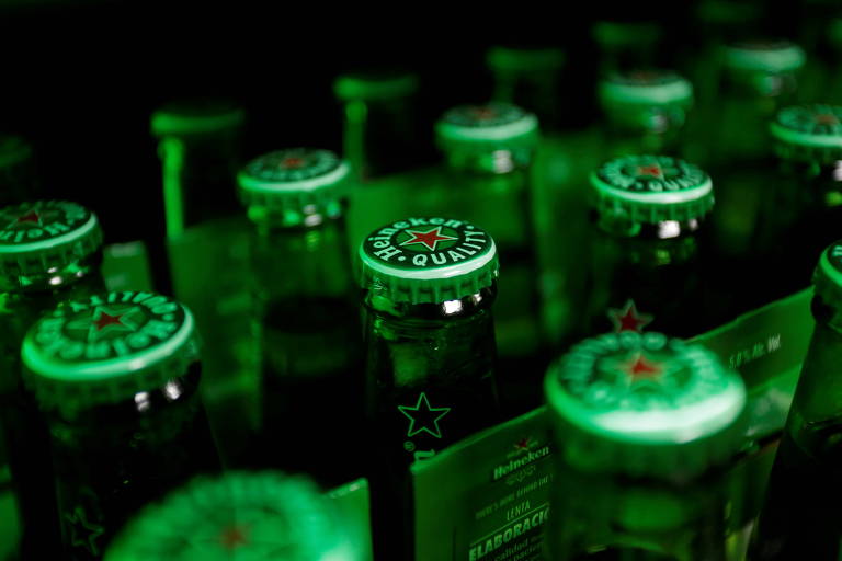 Garrafas de Heineken; cervejaria holandesa está otimista com a operação no Brasil e acredita que tem espaço para agregar valor no futuro
