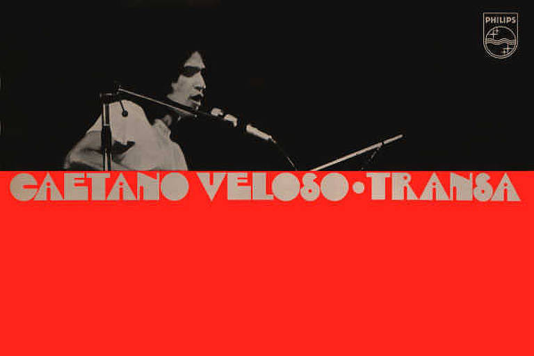 Capa do disco "Transa", de Caetano Veloso