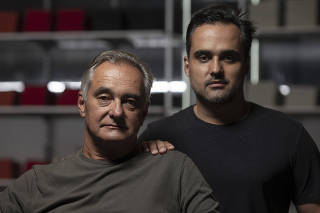 Fabio Hering, diretor-presidente da Cia.Hering, e seu filho Thiago Hering