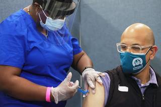 California Health Officials Host Johnson & Johnson Vaccination Event In Los Angeles
