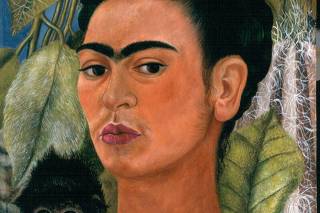 UNDATED PAITING BY MEXICAN ARTIST FRIDA KAHLO ON DISPLAY IN US