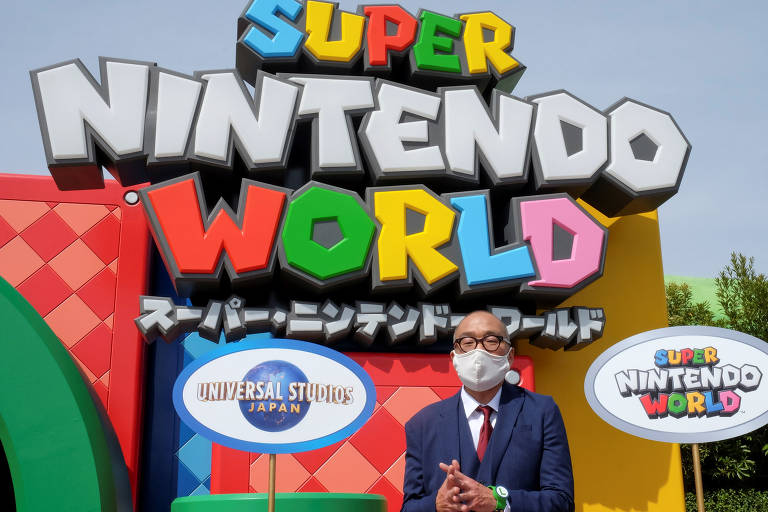 Nintendo inaugura área inspirada no jogo 'Super Mario' no Japão -  18/03/2021 - Diversão - F5