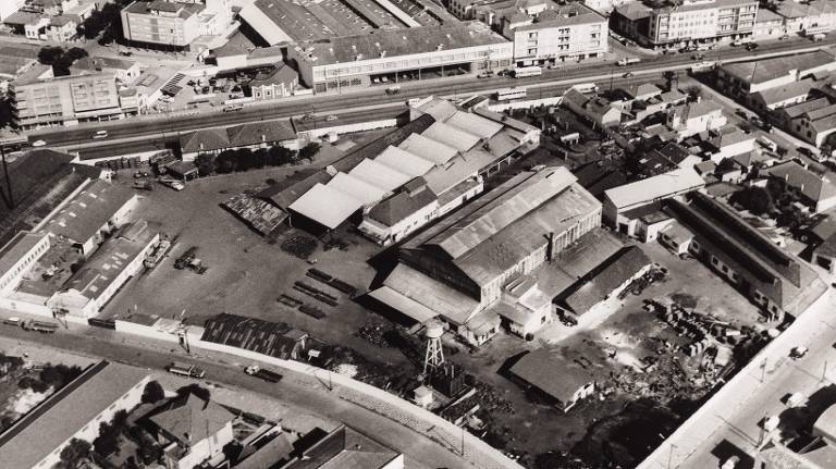 Usina Riograndense em 1948, Porto Alegre, Rio Grande do Sul, quando a Gerdau ingressa na produção de aço