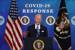 President Biden Hosts Event With Johnson & Johnson And Merck CEOs