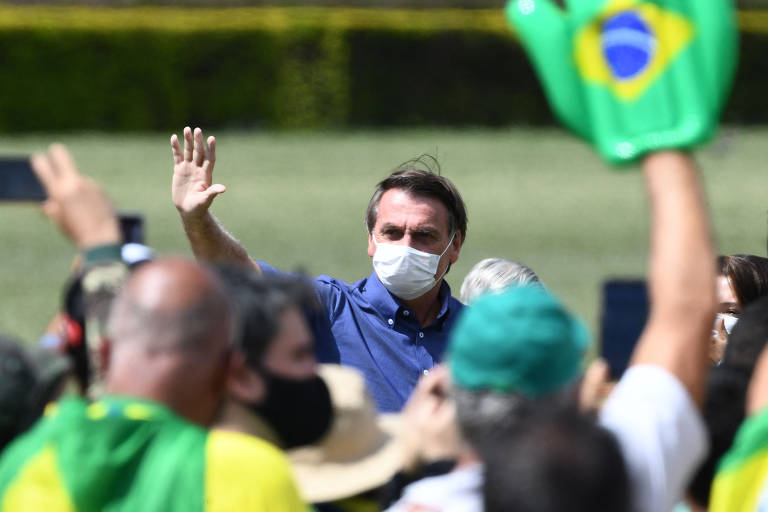 O presidente Jair Bolsonaro em 2021