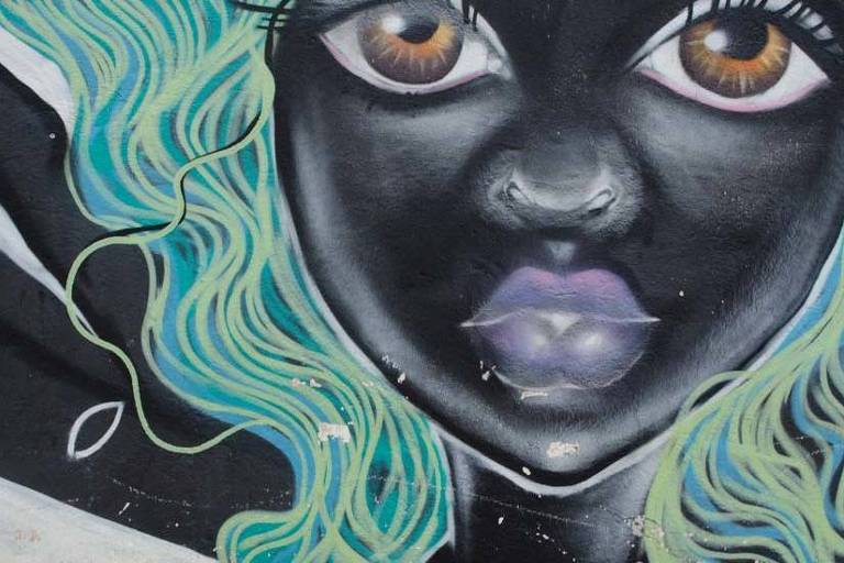 Grafite de mulher negra