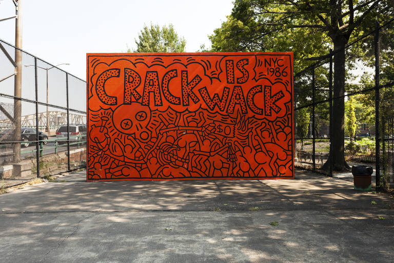 "Crack is Wack," de Keith Haring