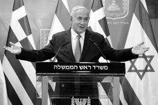 Israel's PM Netanyahu meets Greek counterpart in Jerusalem
